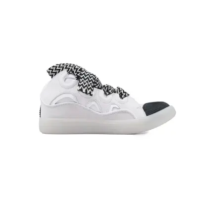 Lanvin Curb Sneakers White Black 02