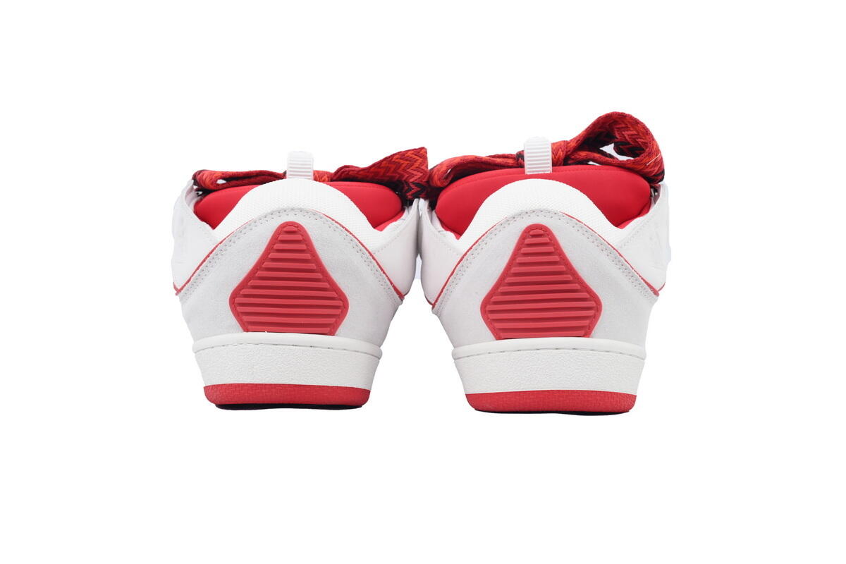 Lanvin Wmns Curb Sneakers White Red