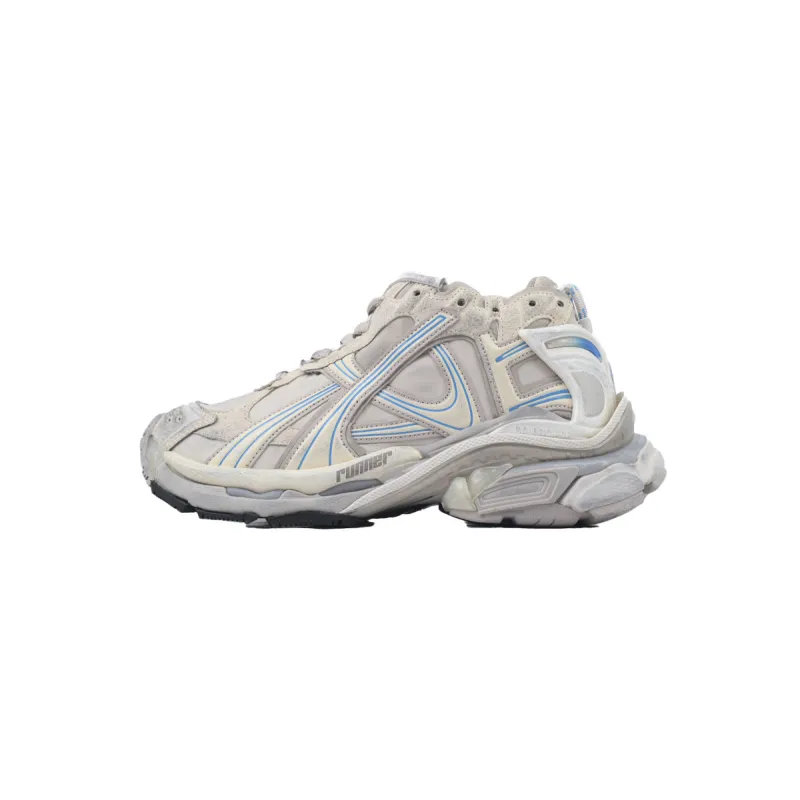 PK God Batch Balenciaga Runner Sneaker Brown Blue 772767 W3RNY 2240