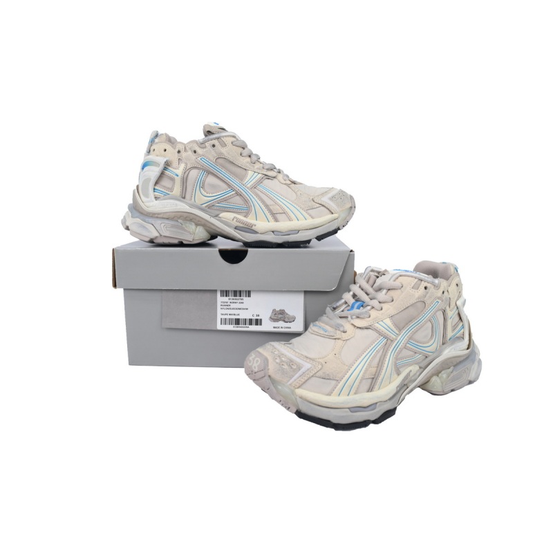 PK God Batch Balenciaga Runner Sneaker Brown Blue 772767 W3RNY 2240