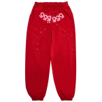 Sp5der Number 555 Sweatpants 'Red'