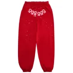 Sp5der Number 555 Sweatpants 'Red'