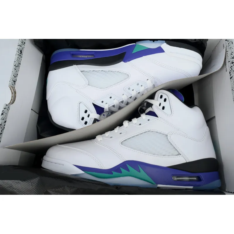 PK God Batch Air Jordan 5 Retro Retro 'Grape' 2025 HQ7978-100