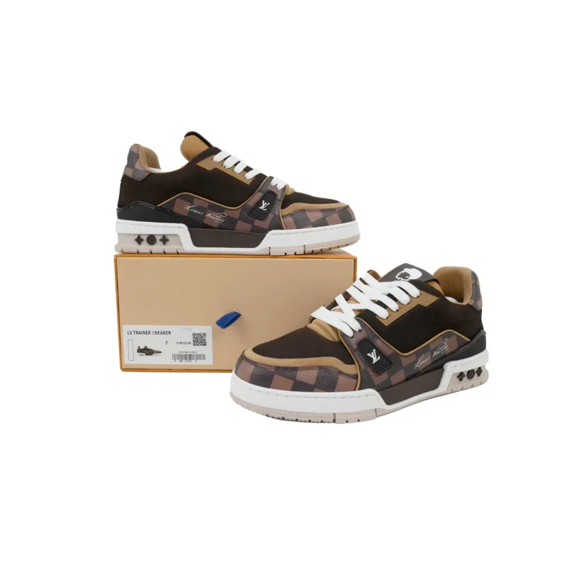 PK God Batch Louis Vuitton NIGO Co Branded Coffee Colors