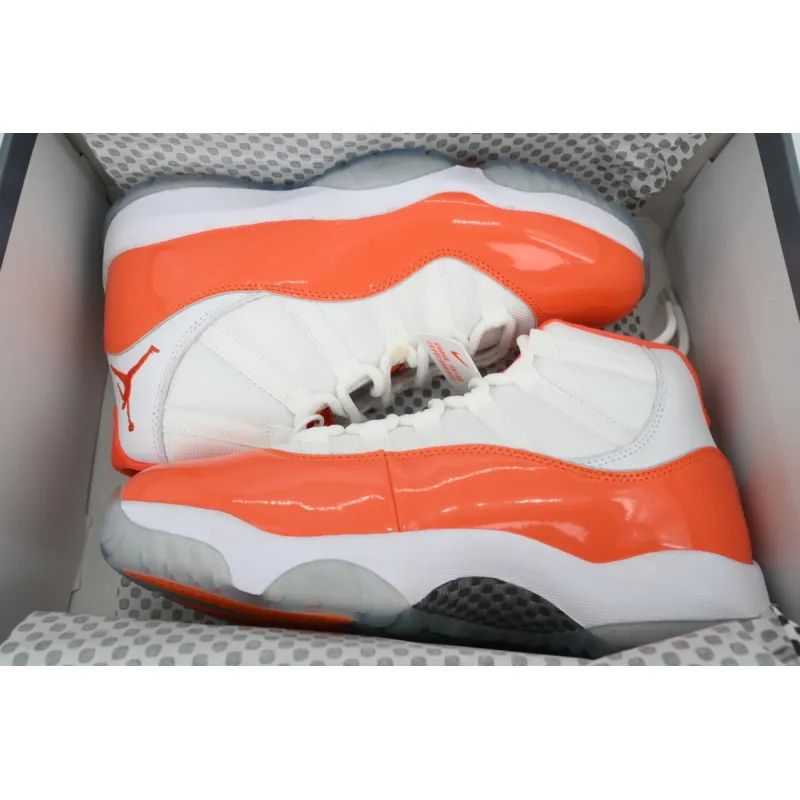 PK God Air Jordan 11 Retro White Orange CT8012-002