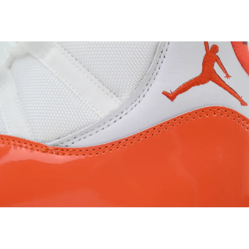 PK God Air Jordan 11 Retro White Orange CT8012-002