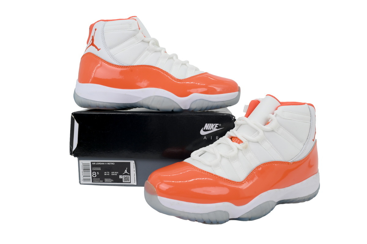 PK God Air Jordan 11 Retro White Orange CT8012-002