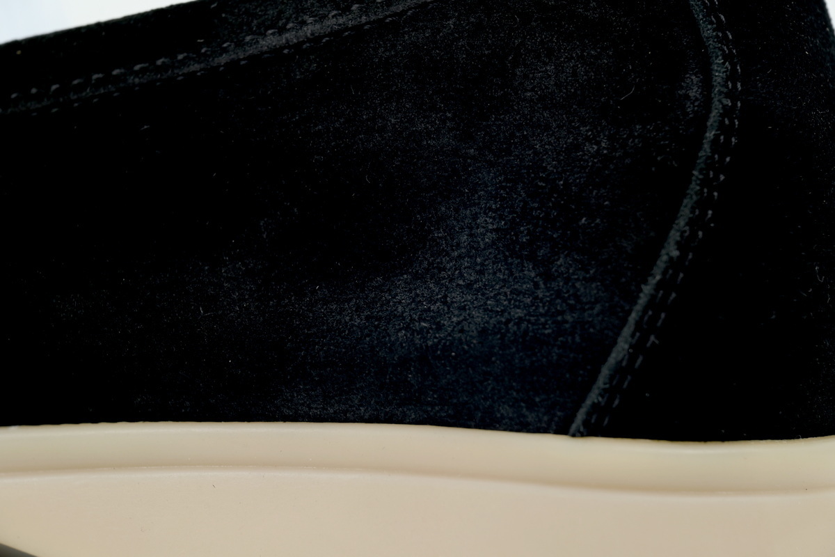 Loro Piana Bean Shoes Black