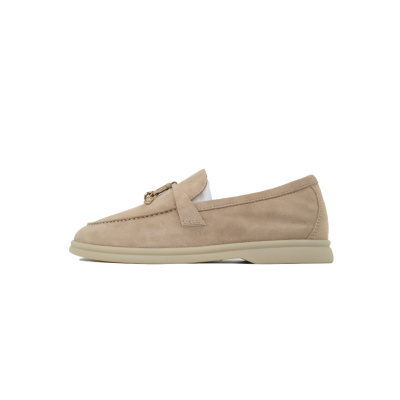 Loro Piana Bean Shoes In Apricot Color 01