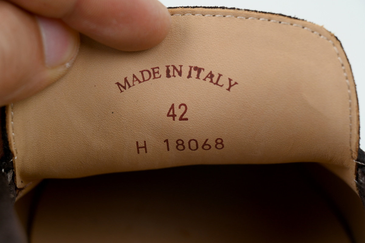 Loro Piana Bean Shoes In Red Brown Color