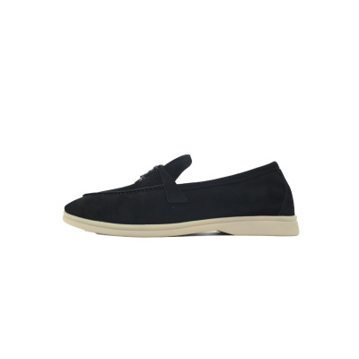 Loro Piana Bean Shoes With black buttons 01