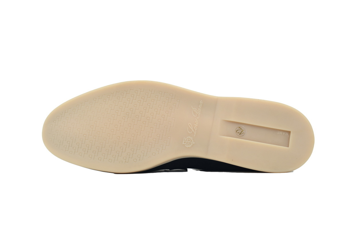 Loro Piana Bean Shoes With black buttons
