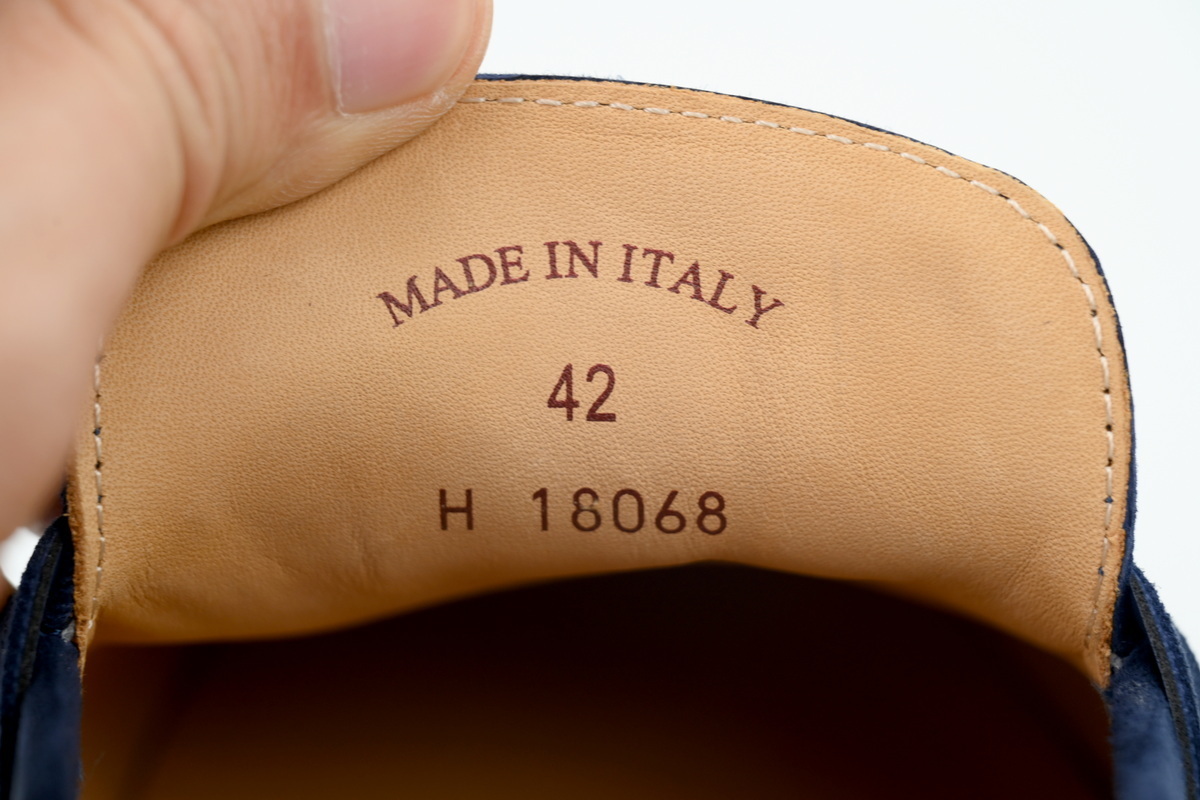 Loro Piana Bean Shoes With Hidden Blue Buckle