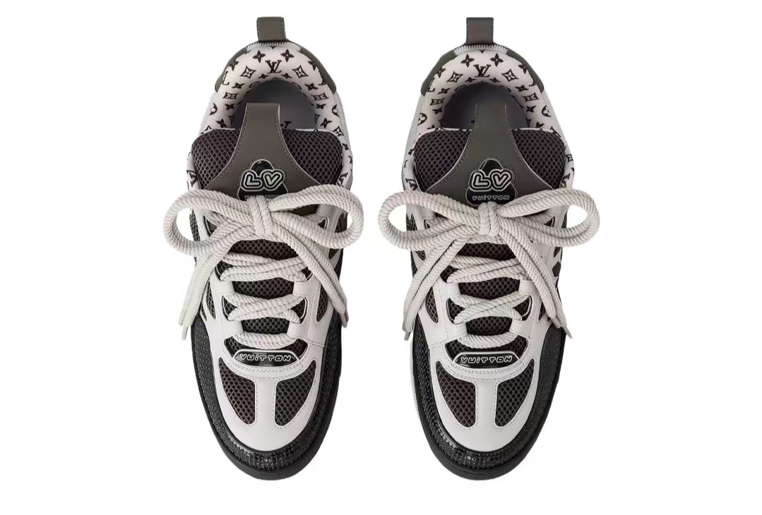 PK God Batch Louis Vuitton Skate Sneaker Grey