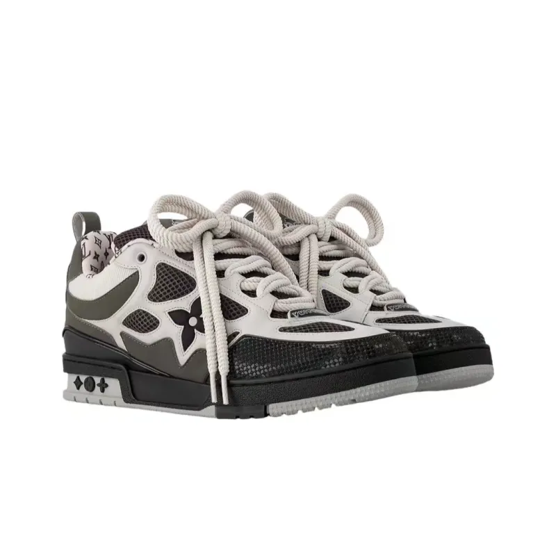 PK God Batch Louis Vuitton Skate Sneaker Grey