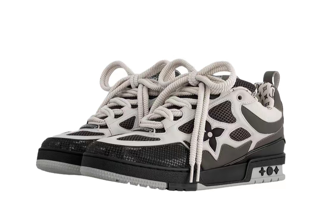 PK God Batch Louis Vuitton Skate Sneaker Grey