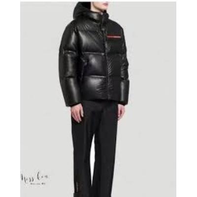 Prada Puffer Jacket In Black | ModeSens 02