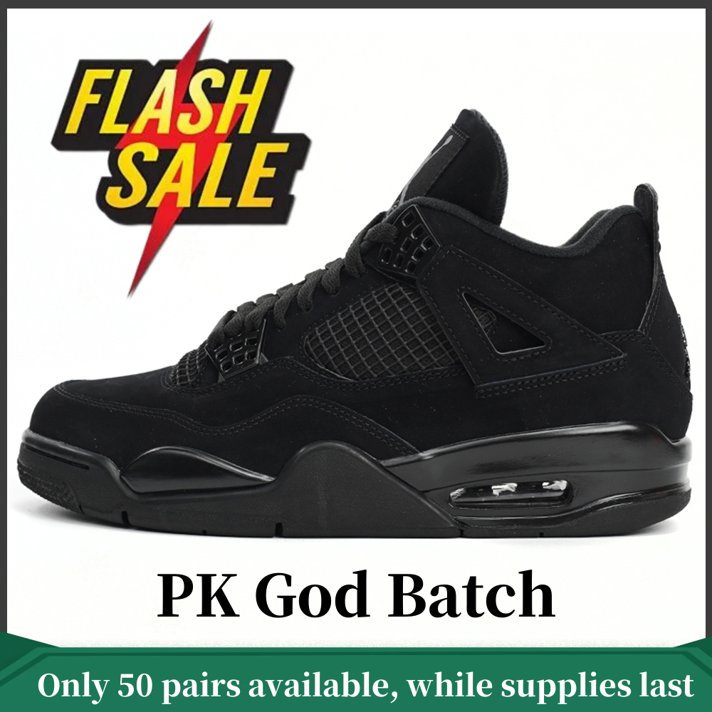PK God Batch Air Jordan 4 Black Cat CU1110-010