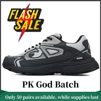 PK God Batch Dior Light Grey 'B30' Sneakers Dark Gray 3SN27ZIR-16536 01