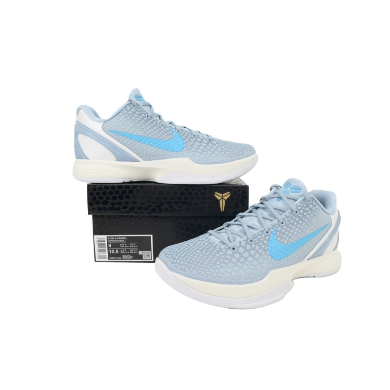 Caitlin Clark x Zoom Kobe 6 Protro 'Light Armory Blue   IQ3672-400
