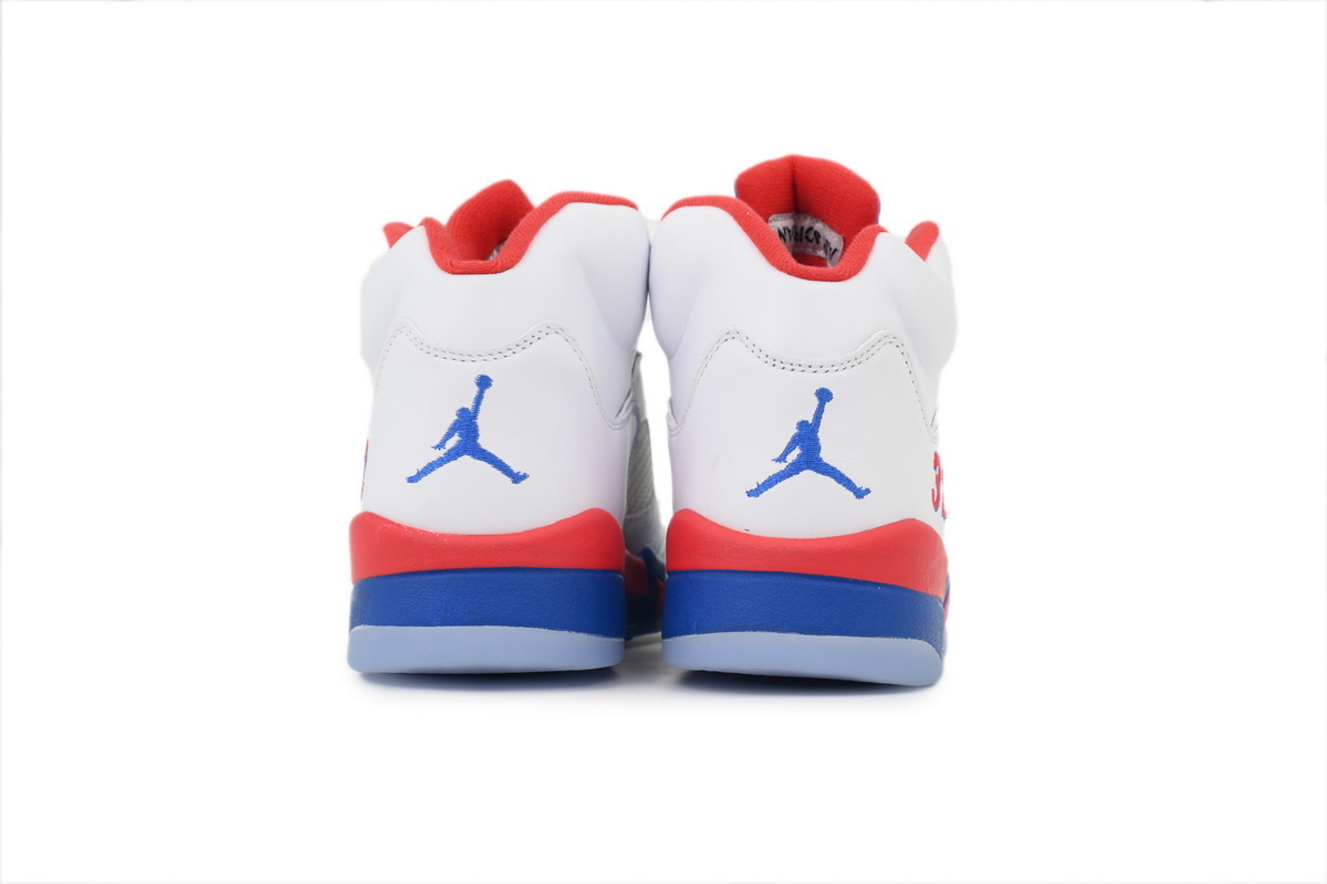 PK God Batch Air Jordan 5 Retro Bai Lan Hong HQ7978-102