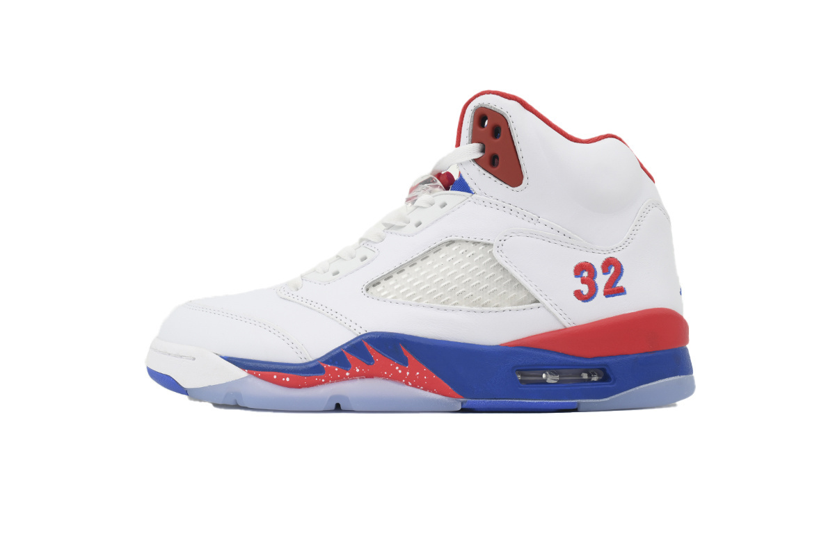 PK God Batch Air Jordan 5 Retro Bai Lan Hong HQ7978-102