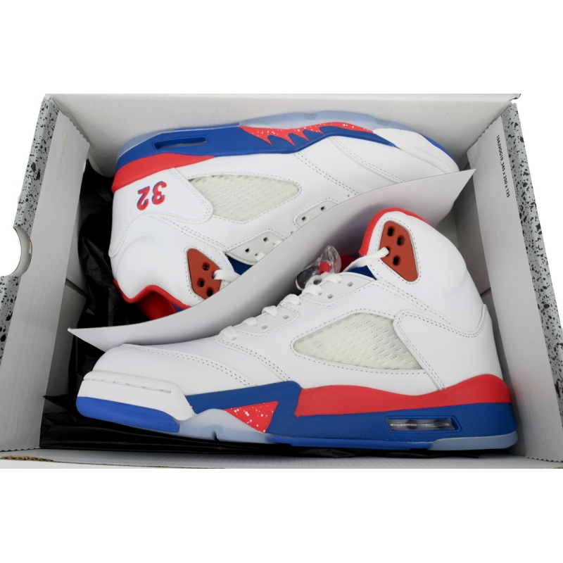 PK God Batch Air Jordan 5 Retro Bai Lan Hong  HQ7978-102 