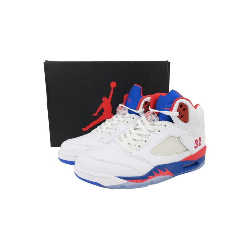 PK God Batch Air Jordan 5 Retro Bai Lan Hong  HQ7978-102 