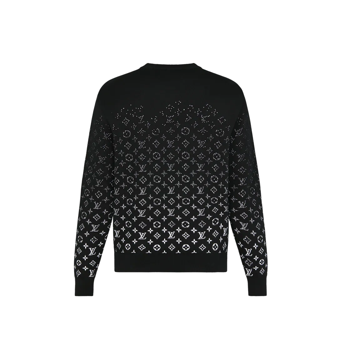 Louis Vuitton Lvse Monogram Degrade Crewneck Black