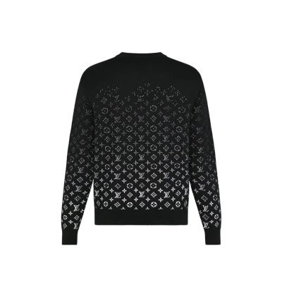 Louis Vuitton Lvse Monogram Degrade Crewneck Black 02