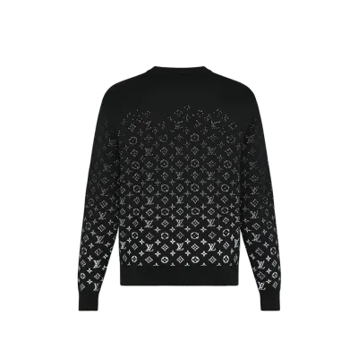 Louis Vuitton Lvse Monogram Degrade Crewneck Black 02
