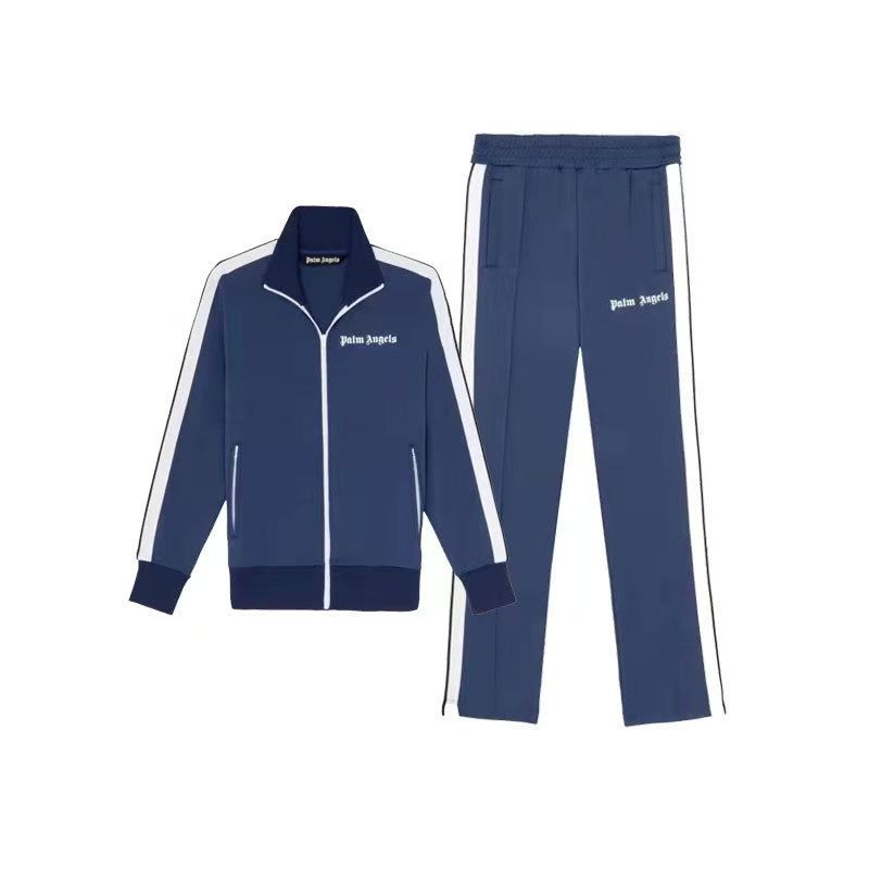 Palm Angel Tracksuit Navy Blue & White