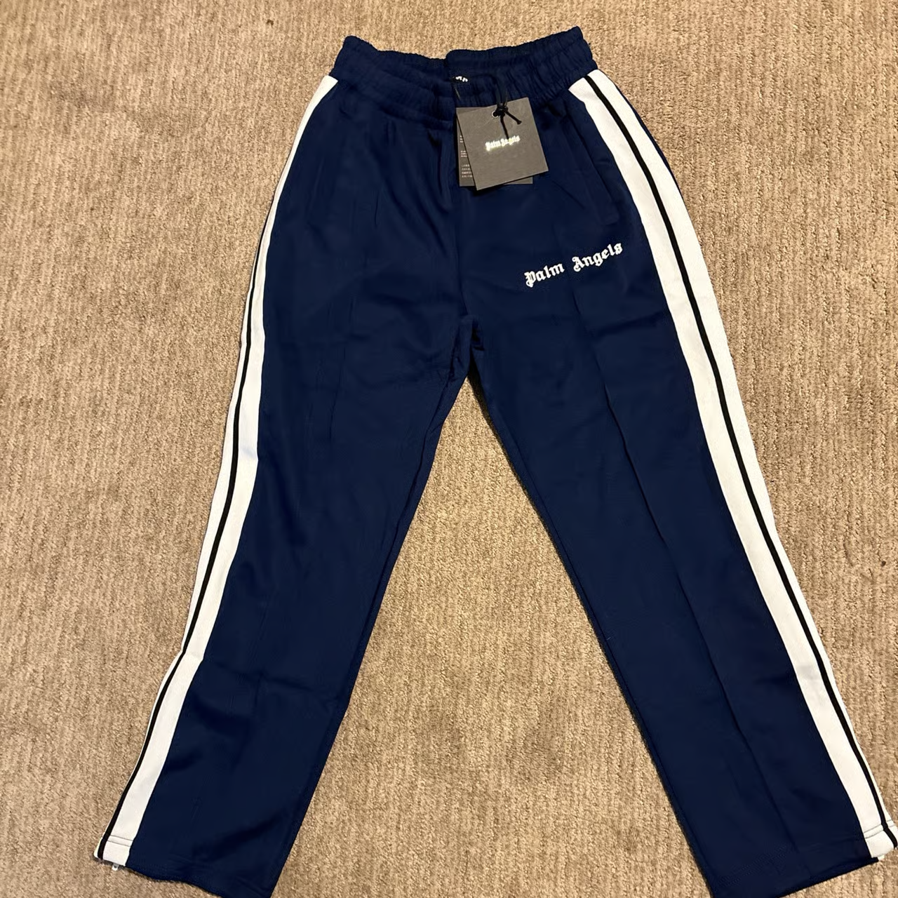 Palm Angel Tracksuit Navy Blue & White