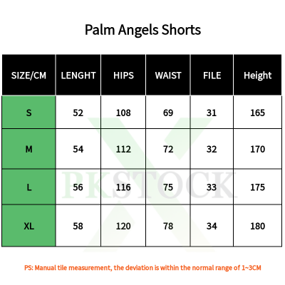 Palm Angels Logo Print Track Shorts Black 02