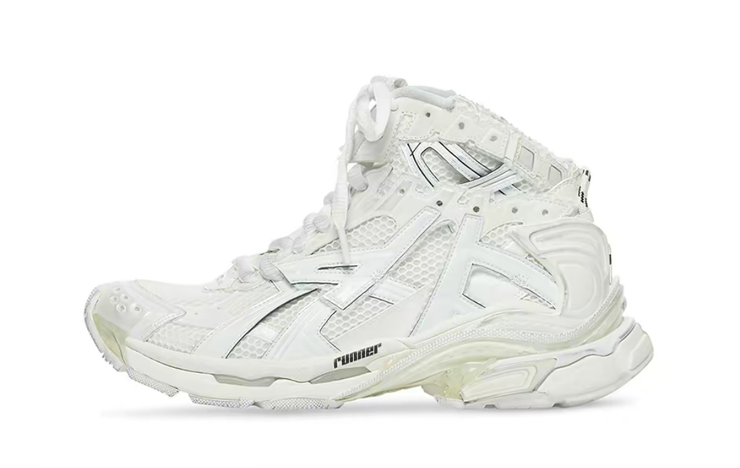PK God Batch Balenciaga Runner Sneaker High 'White'