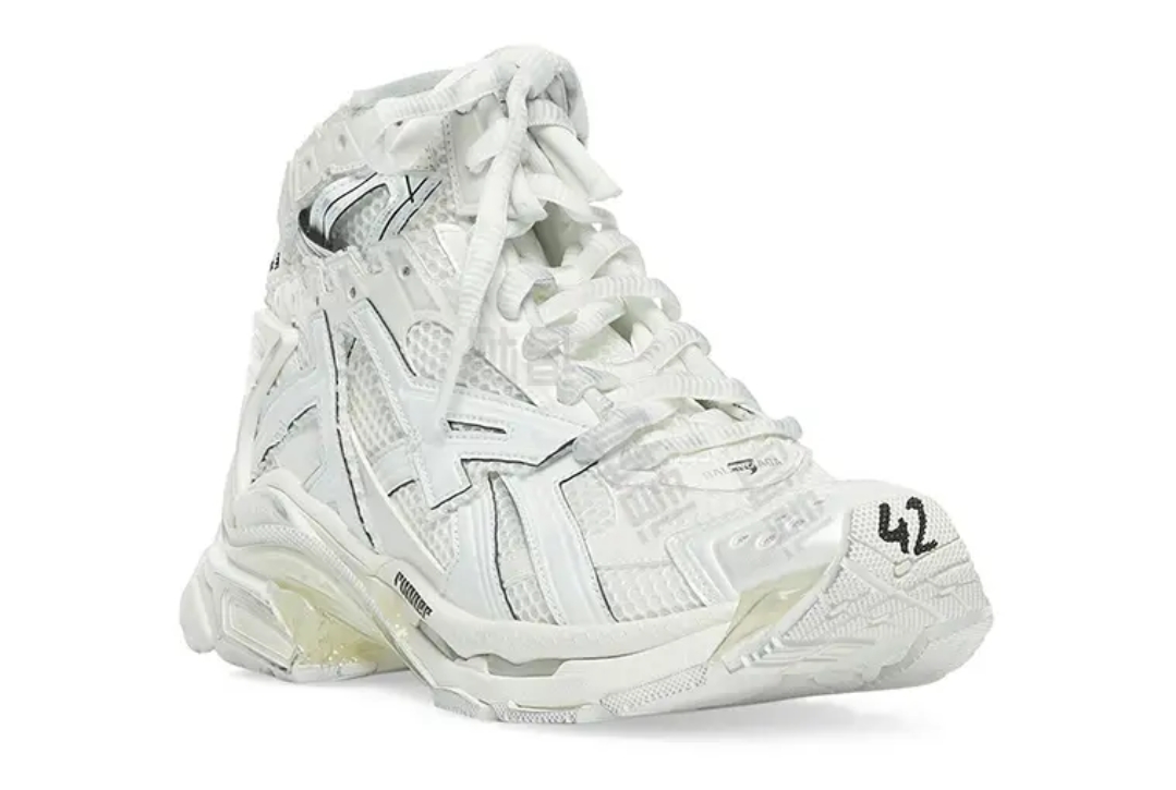 PK God Batch Balenciaga Runner Sneaker High 'White'