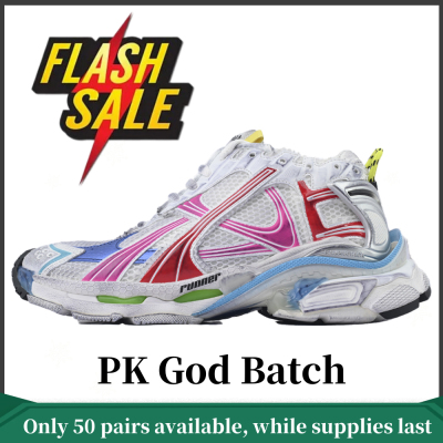 PK God Batch Balenciaga Runner Sneaker 'White Multi-Color' 772774 W3RBW 9645  01