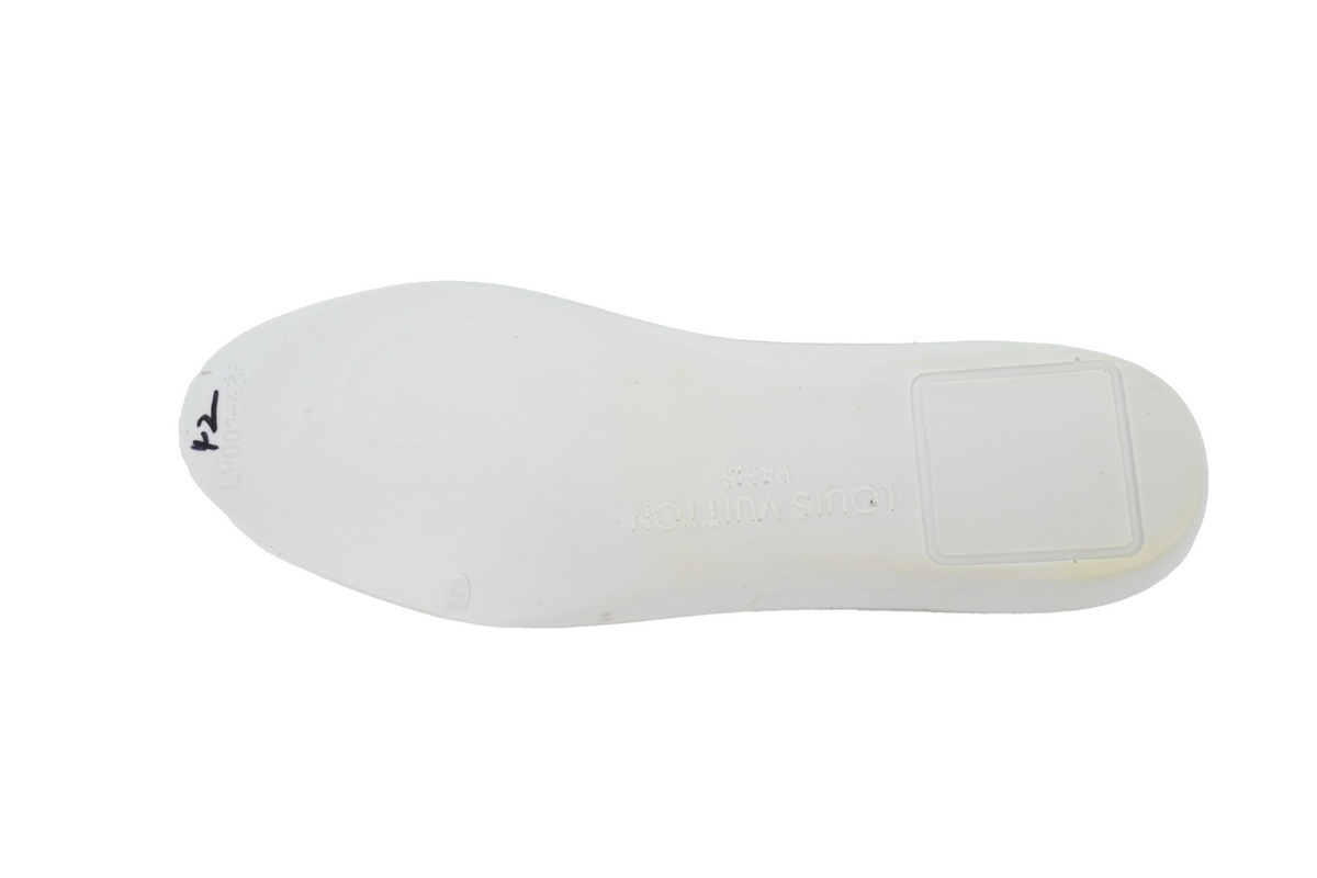 PK God Batch  Louis Vuitton Fashion running shoes  Gray White Grid Pattern