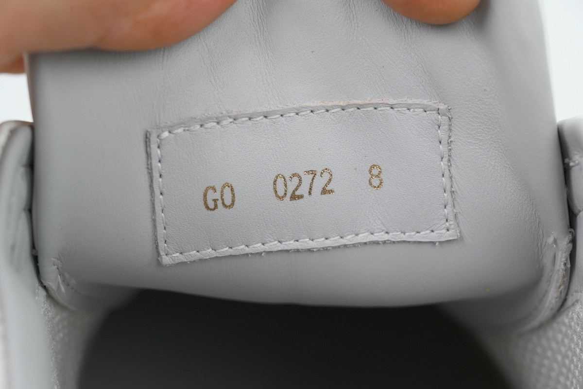 PK God Batch  Louis Vuitton Fashion running shoes  Gray White Grid Pattern