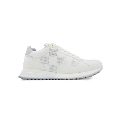  PK God Batch  Louis Vuitton Fashion running shoes  Gray White Grid Pattern 02