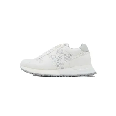  PK God Batch  Louis Vuitton Fashion running shoes  Gray White Grid Pattern 01