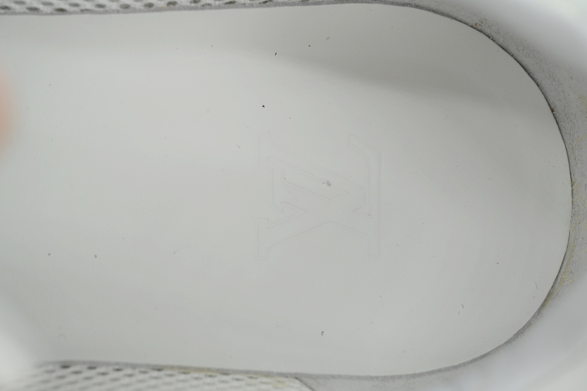 PK God Batch  Louis Vuitton Fashion running shoes  Gray White Grid Pattern