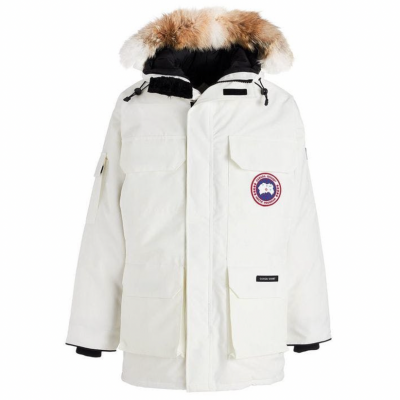 CANADA GOOSE  EXPEDITION PADDED PARKA WHITE 01