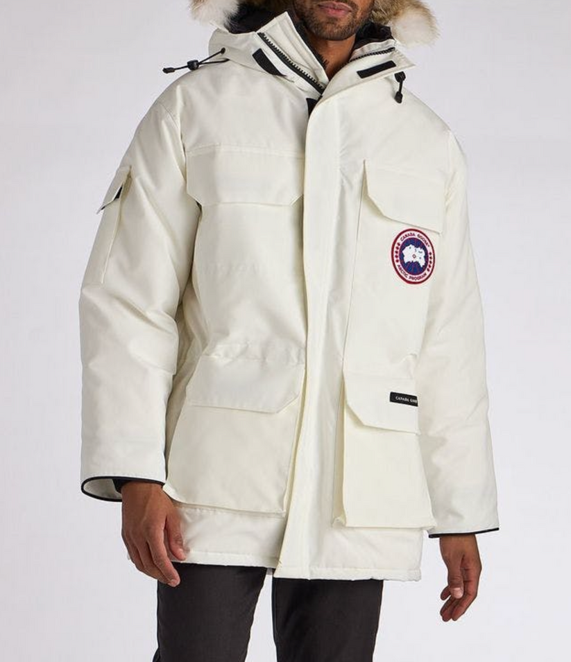 CANADA GOOSE EXPEDITION PADDED PARKA WHITE
