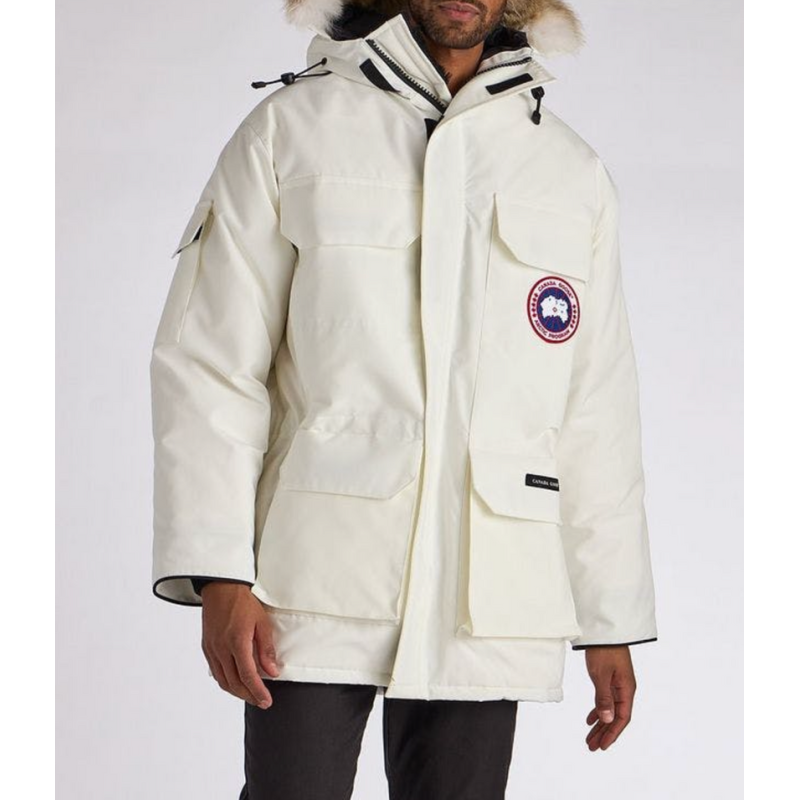 CANADA GOOSE  EXPEDITION PADDED PARKA WHITE