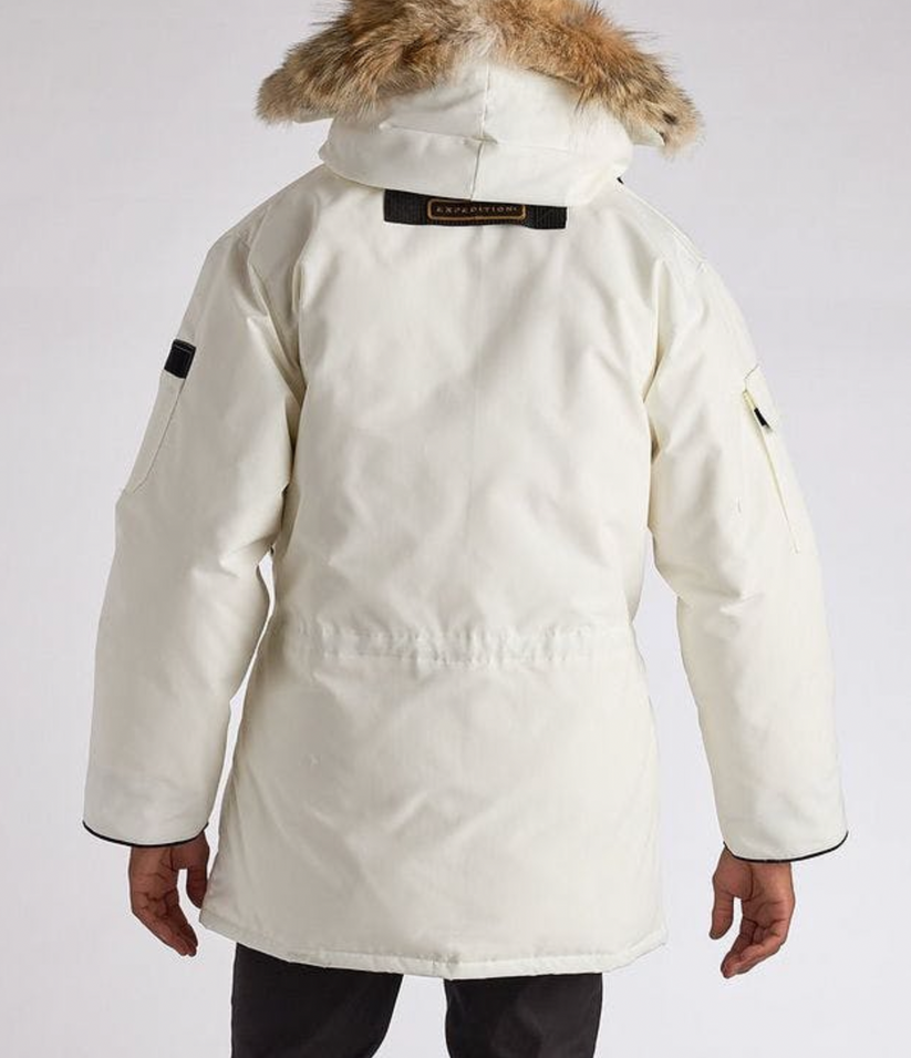 CANADA GOOSE EXPEDITION PADDED PARKA WHITE
