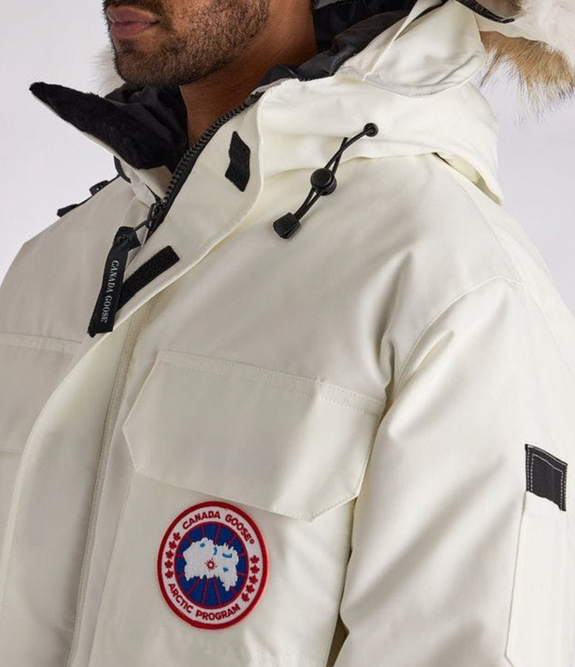 CANADA GOOSE EXPEDITION PADDED PARKA WHITE