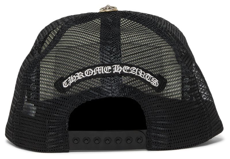 Chrome Hearts Chomper Hollywood Trucker Hat 'Black/White'