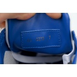 PK  God Batch  Louis Vuitton Fashion running shoes  White And Blue Grid Pattern