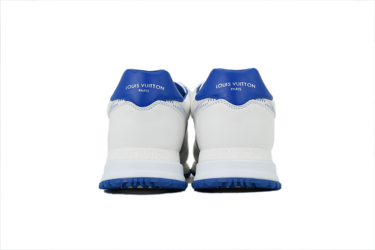 PK God Batch Louis Vuitton Fashion running shoes White And Blue Grid Pattern